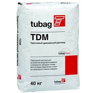 Трассовый дренажный раствор Quick-mix TDM 